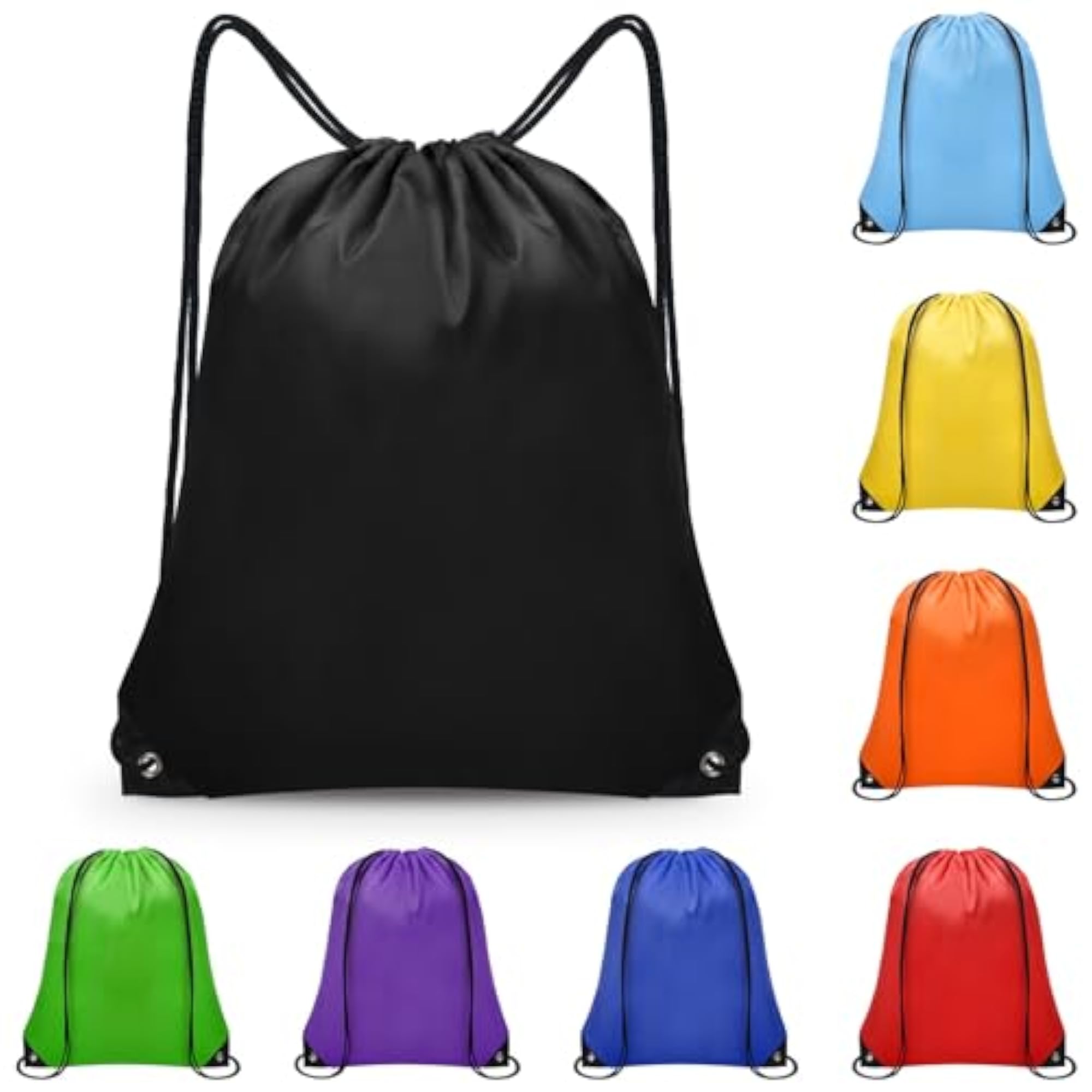 Bulk Drawstring Backpack, Cinch Sack for Gym and Outdoor Sports